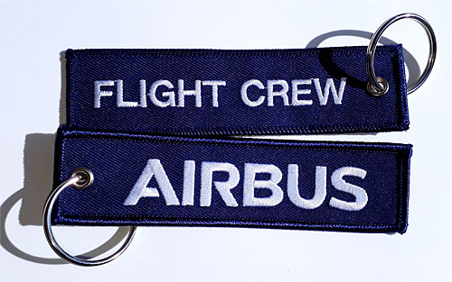 Schlüsselanhänger: Airbus Flight Crew - blau