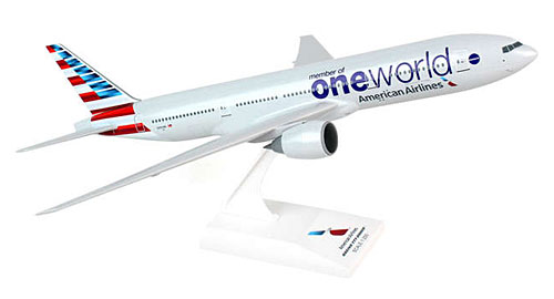 Flugzeugmodelle: American Airlines - Boeing 777-200 - 1:200 - One World - PremiumModell