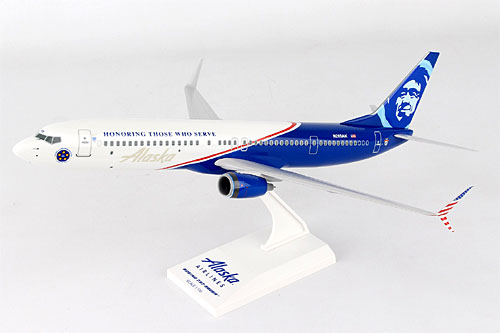 Flugzeugmodelle: Alaska Airlines - Boeing 737-900ER - 1:130 - PremiumModell