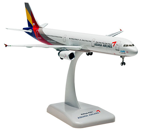 Flugzeugmodelle: Asiana Airlines - Airbus A321-200 - 1:200 - PremiumModell