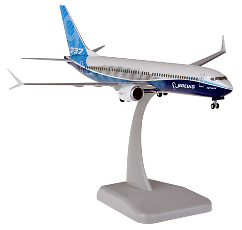 Flugzeugmodelle: Boeing - House Color - Boeing 737 MAX 9 - 1:200 - PremiumModell