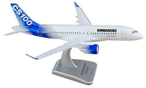 Flugzeugmodelle: Bombardier - House Color - CS100 - 1:200 - PremiumModell
