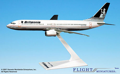 Flugzeugmodelle: Britannia - Boeing 737-800 - 1:200