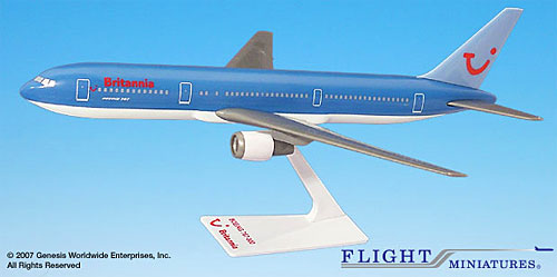Flugzeugmodelle: Britannia - Boeing 767-300 - 1:200