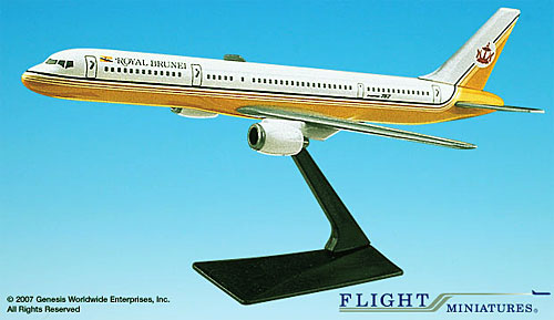 Flugzeugmodelle: Royal Brunei - Boeing 757-200 - 1:200