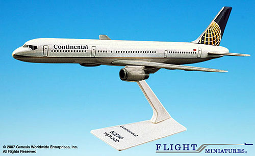 Flugzeugmodelle: Continental Airlines - Boeing 757-200 - 1:200