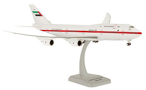Flugzeugmodelle: United Arab Emirates - Boeing 747-8 - 1:200 - PremiumModell