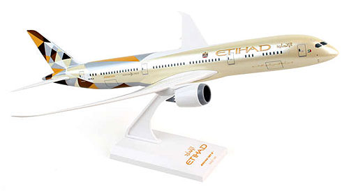 Flugzeugmodelle: Etihad - Boeing 787-9 - 1:200 - PremiumModell
