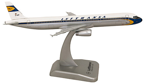 Flugzeugmodelle: Lufthansa - Airbus A321-200 - Retro - 1:200 - PremiumModell