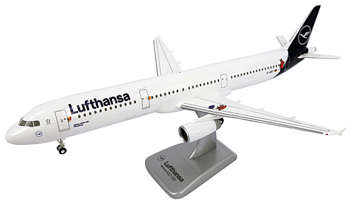 Flugzeugmodelle: Lufthansa - Airbus A321-100 - Maus und Elefant - 1:200 - PremiumModell