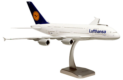 Flugzeugmodelle: Lufthansa - Airbus A380-800 - 1:200 - PremiumModell - München