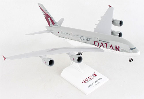 Flugzeugmodelle: Qatar Airways - Airbus A380-800 - 1:200 - PremiumModell