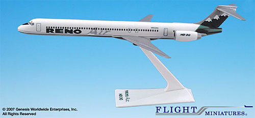 Flugzeugmodelle: Reno Air - McDonnell Douglas MD-90 - 1:200
