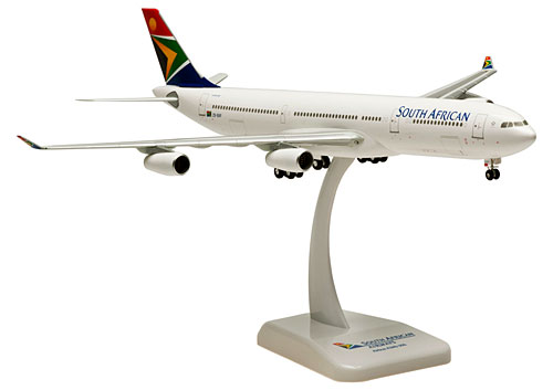 Flugzeugmodelle: SAA South African Airways - Airbus A340-300 - 1:200 - PremiumModell