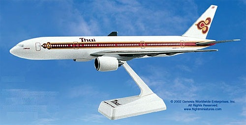 Flugzeugmodelle: Thai Airways - Boeing 777-200 - 1:200