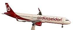 Flugzeugmodelle: Air Berlin - airdüsseldorf - Airbus A321-200 - 1:200 - PremiumModell