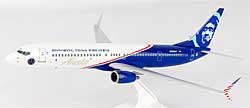 Flugzeugmodelle: Alaska Airlines - Boeing 737-900ER - 1:130 - PremiumModell