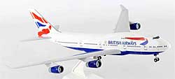 Flugzeugmodelle: British Airways - Boeing 747-400 - 1:200 - PremiumModell