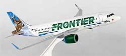 Flugzeugmodelle: Frontier - Wilbur Whitetail - Airbus A320-200neo - 1:150 - PremiumModell