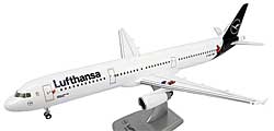 Flugzeugmodelle: Lufthansa - Airbus A321-100 - Maus und Elefant - 1:200 - PremiumModell