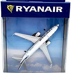 Spielzeug: Ryanair B737 Spielzeugflugzeug