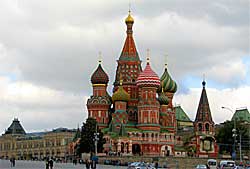 Basilius-Kathedrale - das Sinnbild für Moskau und Russland.