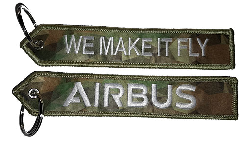 Schlüsselanhänger: Airbus - Camouflage - We make it fly