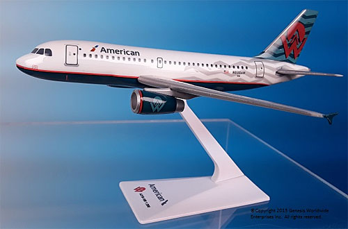 Flugzeugmodelle: American Airlines - American West Airlines - Airbus A319-100 - 1:200