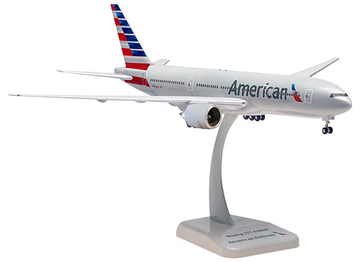 Flugzeugmodelle: American Airlines - Boeing 777-200ER - 1:200 - PremiumModell