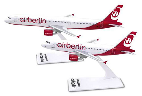 Flugzeugmodelle: Air Berlin - Airbus A319 + A321 - 1:200
