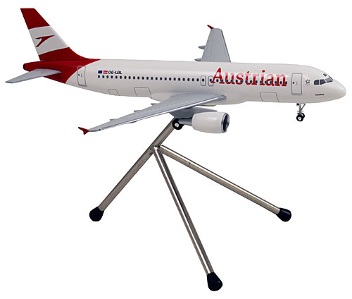 Flugzeugmodelle: Austrian Airlines - Airbus A320-200 - 1:200 - PremiumModell
