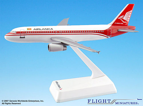 Flugzeugmodelle: AirLanka - Airbus A320-200 - 1:200