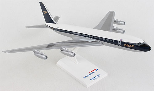 Flugzeugmodelle: British Airways - BOAC - Boeing 707-300 - 1:150 - PremiumModell