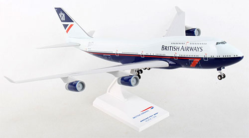 Flugzeugmodelle: British Airways - Landor - Boeing 747-400 - 1:200 - PremiumModell