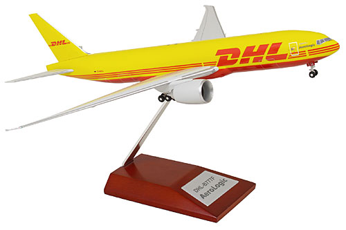 Flugzeugmodelle: DHL - Boeing 777-200F - 1:200 - PremiumModell