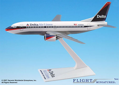 Flugzeugmodelle: Delta Air Lines - Boeing 737-300 - 1:200