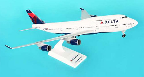 Flugzeugmodelle: Delta Air Lines - Boeing 747-400 - 1:200 - PremiumModell