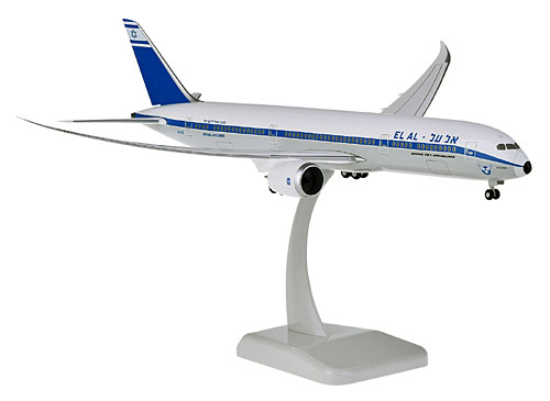 Flugzeugmodelle: El Al - Retro - Boeing 787-9 - 1:200 - PremiumModell
