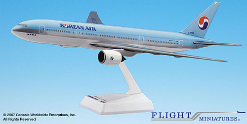 Flugzeugmodelle: Korean Air - Boeing 777-200 - 1:200