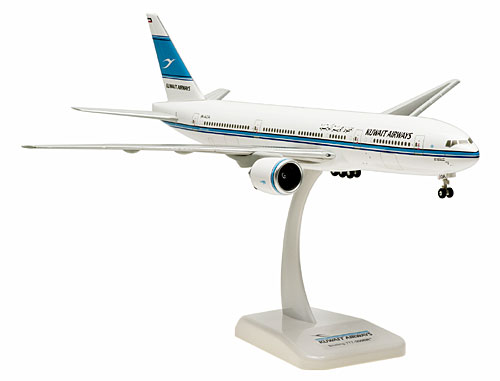 Flugzeugmodelle: Kuwait Airways - Boeing 777-200ER - 1:200 - PremiumModell