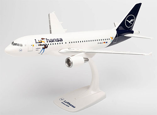 Flugzeugmodelle: Lufthansa - Airbus A319-100 - Lu und Cosmo - 1:100