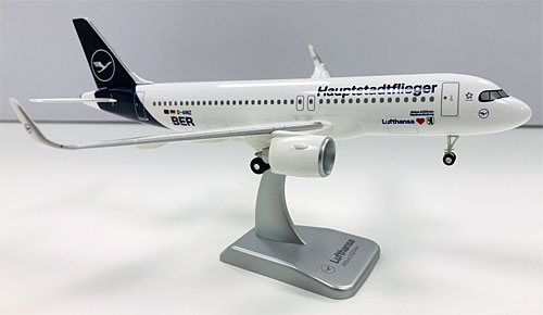 Flugzeugmodelle: Lufthansa - Hauptstadtflieger - Airbus A320neo - 1:200 - PremiumModell