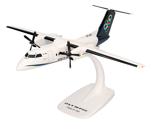Flugzeugmodelle: Olympic Air - DHC-8-100 - 1:100