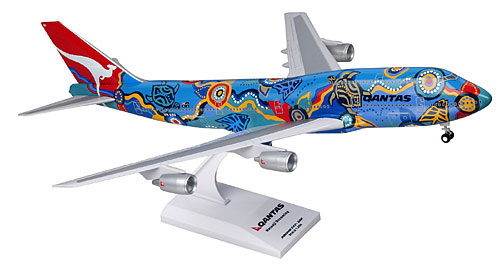 Flugzeugmodelle: Qantas - Nalanji - Boeing 747-300 - 1:200 - PremiumModell