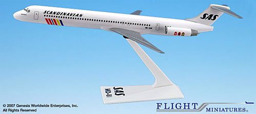Flugzeugmodelle: SAS - MD-81 - 1:200