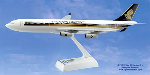 Flugzeugmodelle: Singapore Airlines - Celestar - Airbus A340-300 - 1:200