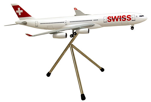 Flugzeugmodelle: SWISS - Airbus A340-300 - 1:200 - PremiumModell