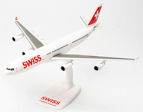 1/200 Swiss International Air Lines Airbus A340-300 Herpa Snapfit 610117-001 