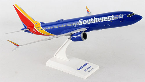 Flugzeugmodelle: Southwest Airlines - Boeing 737 MAX 8 - 1:130 - PremiumModell