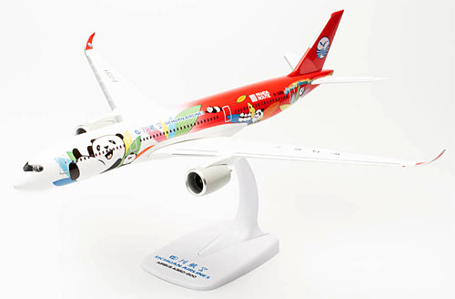 Flugzeugmodelle: Sichuan Airlines - Panda Route - Airbus A350-900 - 1:200